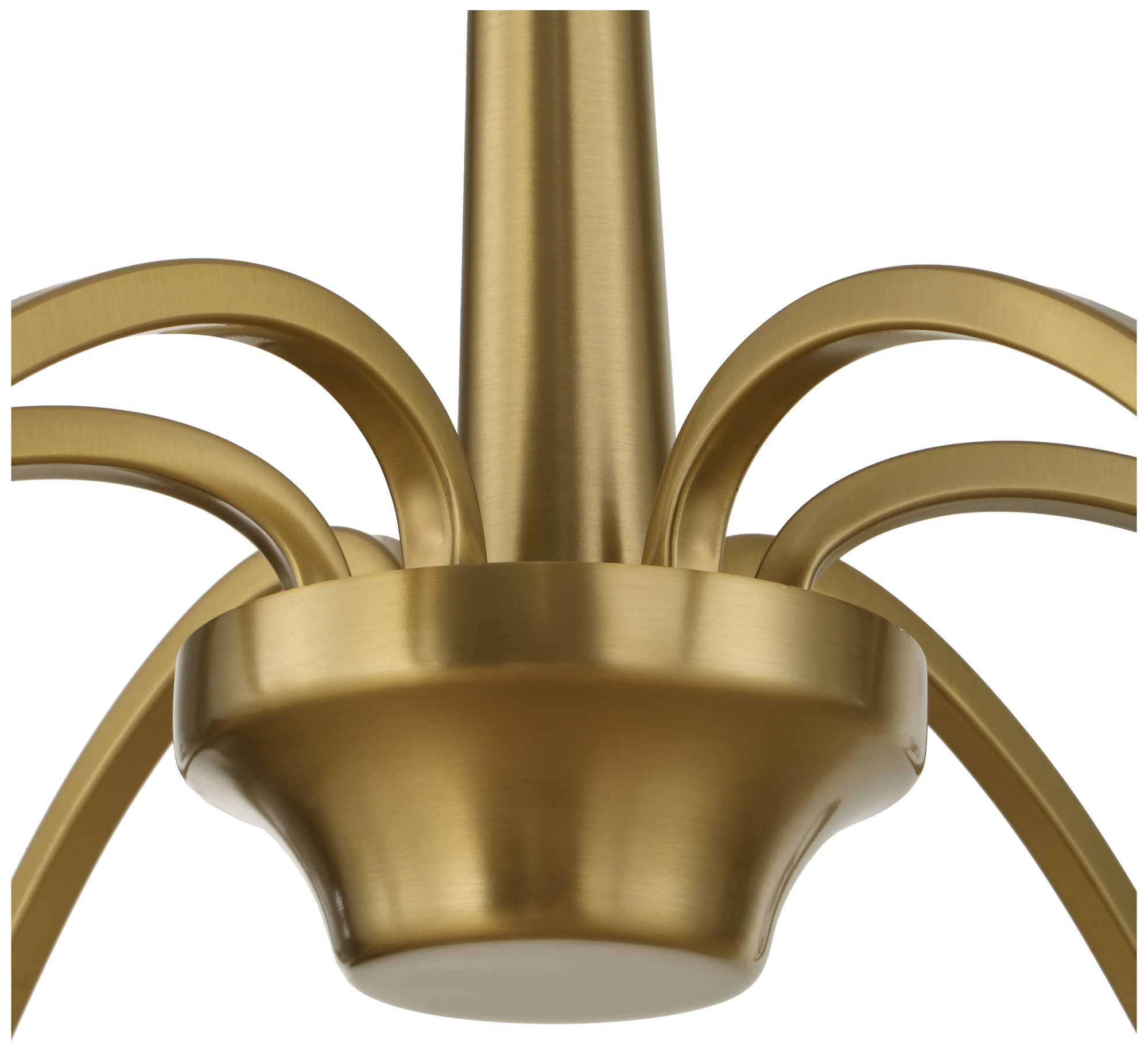 Image 6 Uttermost Barcelona 40 1/4" Wide Brass 6-Light Chandelier more views