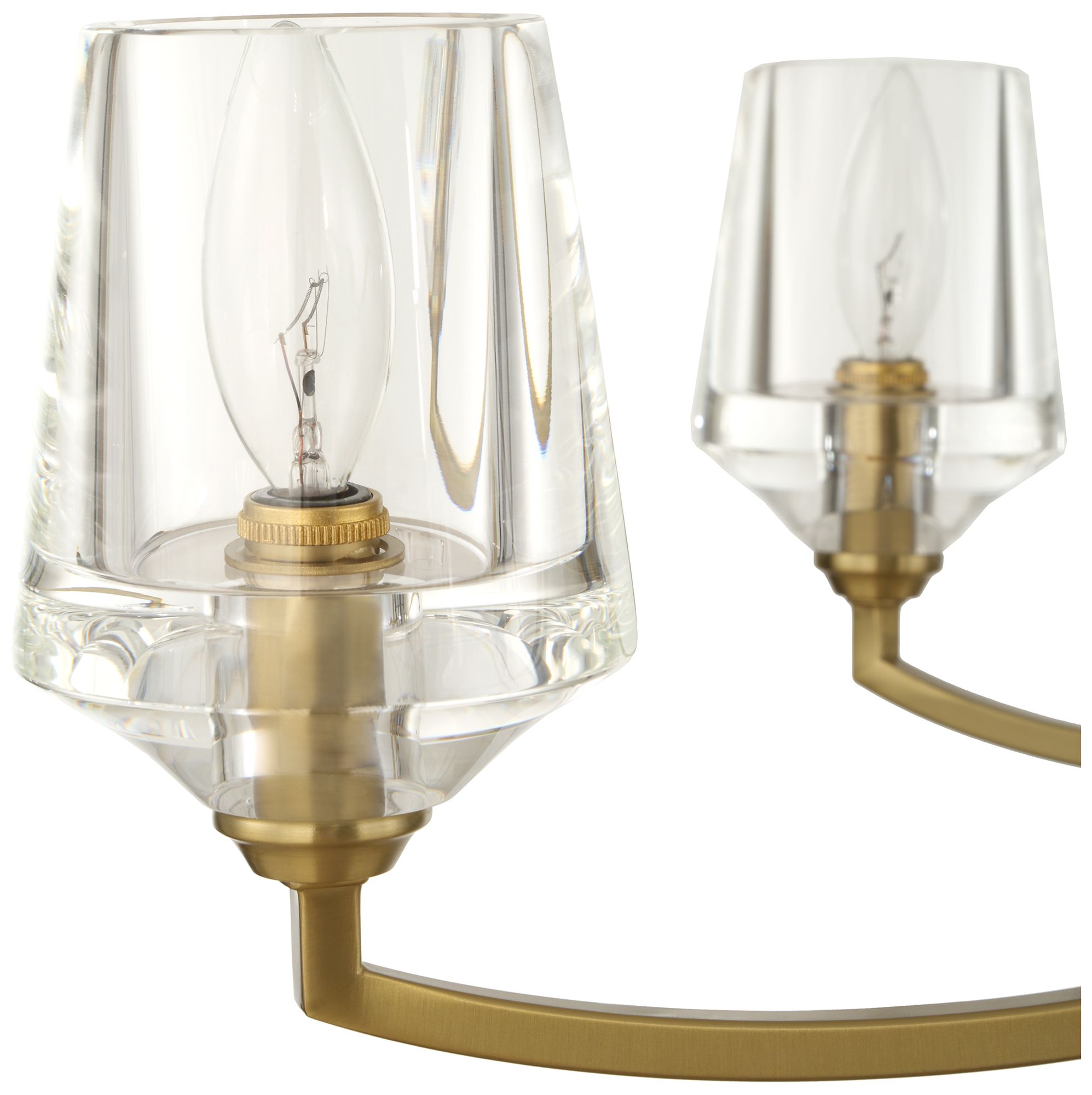 Image 7 Uttermost Barcelona 40 1/4" Wide Brass 6-Light Chandelier more views