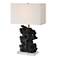 Uttermost Basalt Black Stone 27 1/4" High Sculptural Table Lamp
