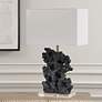 4_Uttermost Basalt Black Stone 27 1/4" High Sculptural Table Lamp more views