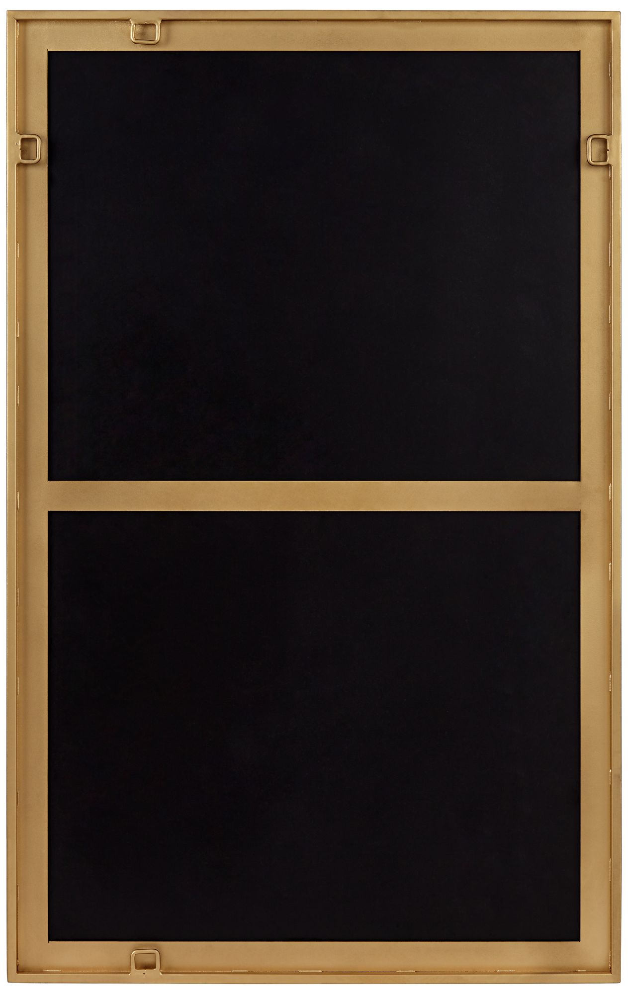 Uttermost Batavia 24x38 Dark Bronze Wall Mirror with Button Detail