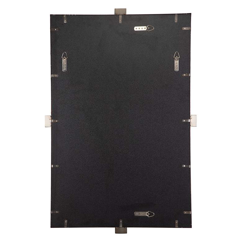 Image 4 Uttermost Bateau Brushed Gun 25 1/4" x 37 1/4" Wall Mirror more views