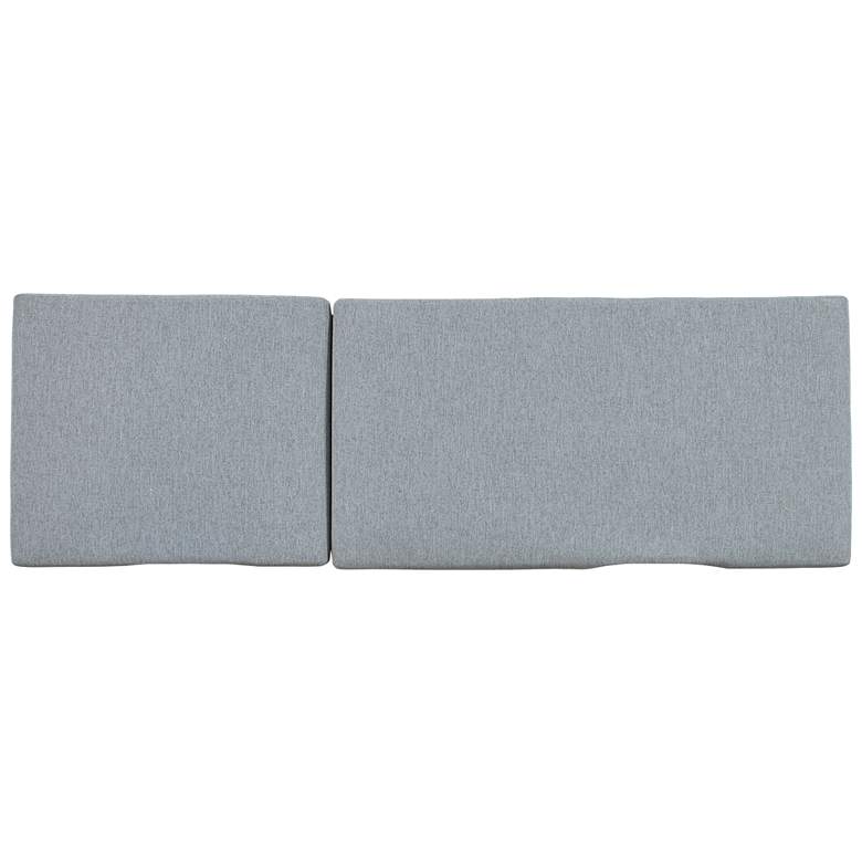 Image 1 Uttermost Bea Charcoal Gray Outdoor Pool Chaise Cushion