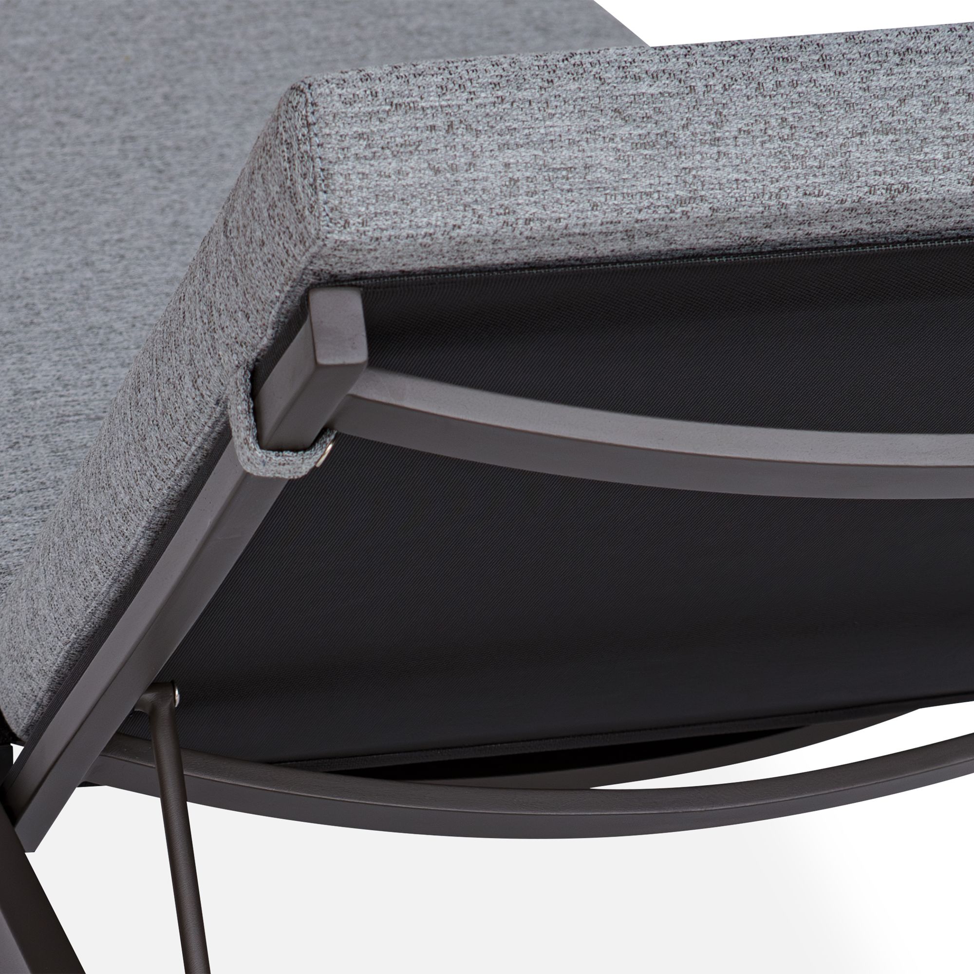 Uttermost Bea Charcoal Gray Outdoor Pool Chaise Cushion