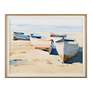 2_Uttermost Beached Boats 44" Wide Framed Print Wall Art