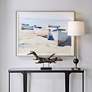 1_Uttermost Beached Boats 44" Wide Framed Print Wall Art