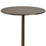 Thumbnail3 of Uttermost Beacon 14" Wide Antique Gold Tripod Accent Table more views