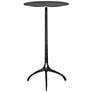 Uttermost Beacon 14" Wide Antique Nickel Tripod Accent Table