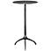 Uttermost Beacon 14" Wide Antique Nickel Tripod Accent Table