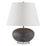 2_Uttermost Beckley 18 3/4" Black Ceramic Table Lamp
