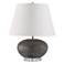 Uttermost Beckley 18 3/4" Black Ceramic Table Lamp