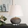1_Uttermost Beckley 18 3/4" Black Ceramic Table Lamp