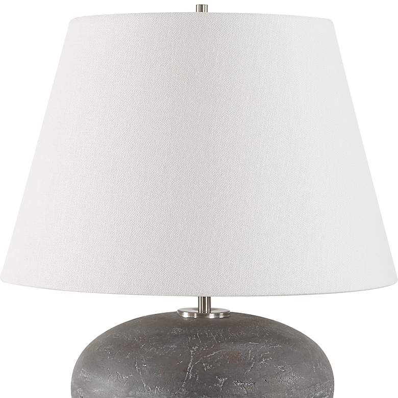Image 5 Uttermost Beckley 18 3/4" Black Ceramic Table Lamp more views