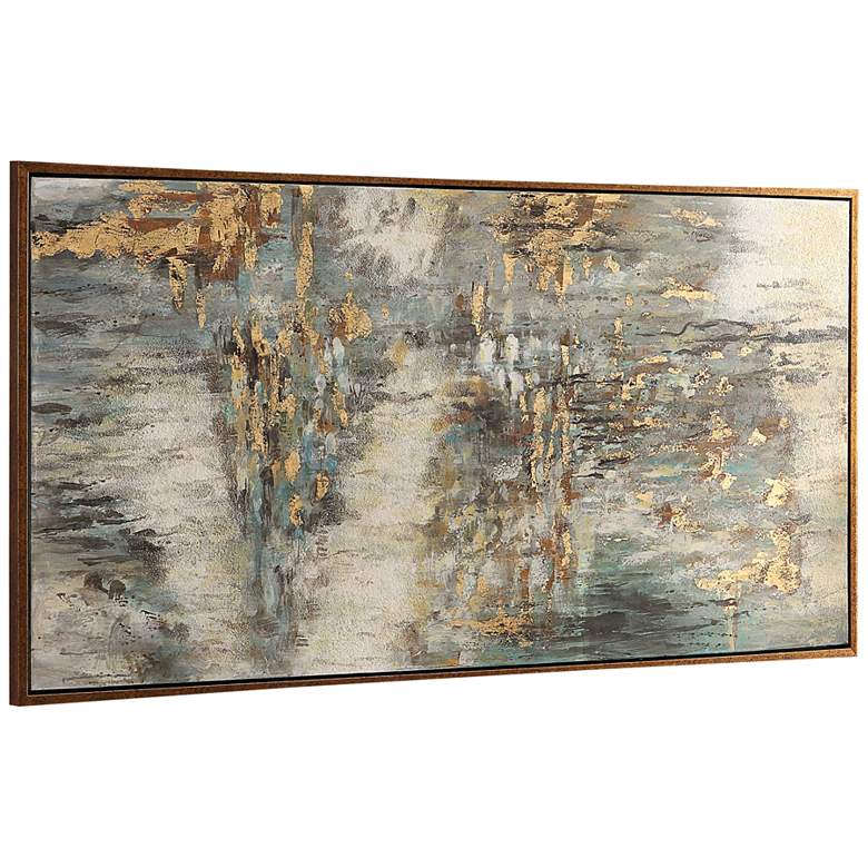 Image 3 Uttermost Behind The Falls 69 3/4 inchW Framed Canvas Wall Art more views