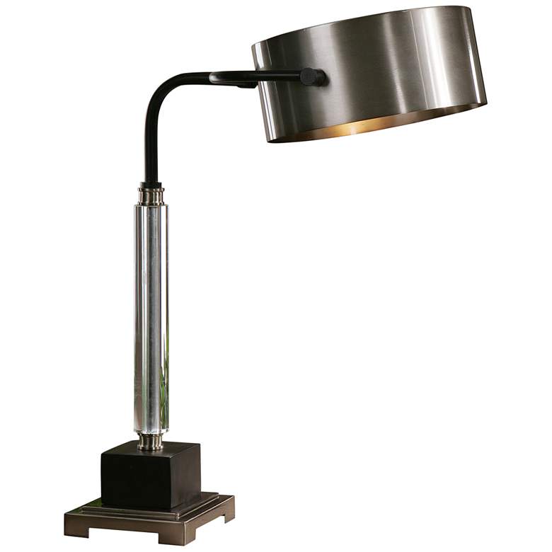 Image 1 Uttermost Belding Brushed Aluminum Adjustable Desk Lamp