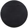 6_Uttermost Belham Aged Satin Black/Bronze 35" Round Wall Mirror more views