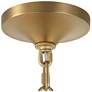 7_Uttermost Bellaire 16 1/2" Wide Brass 1-Light Glass Pendant more views