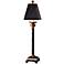 Uttermost Bellcord 31" High Black and Bronze Buffet Table Lamp