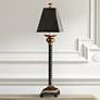 Uttermost Bellcord 31" High Black and Bronze Buffet Table Lamp