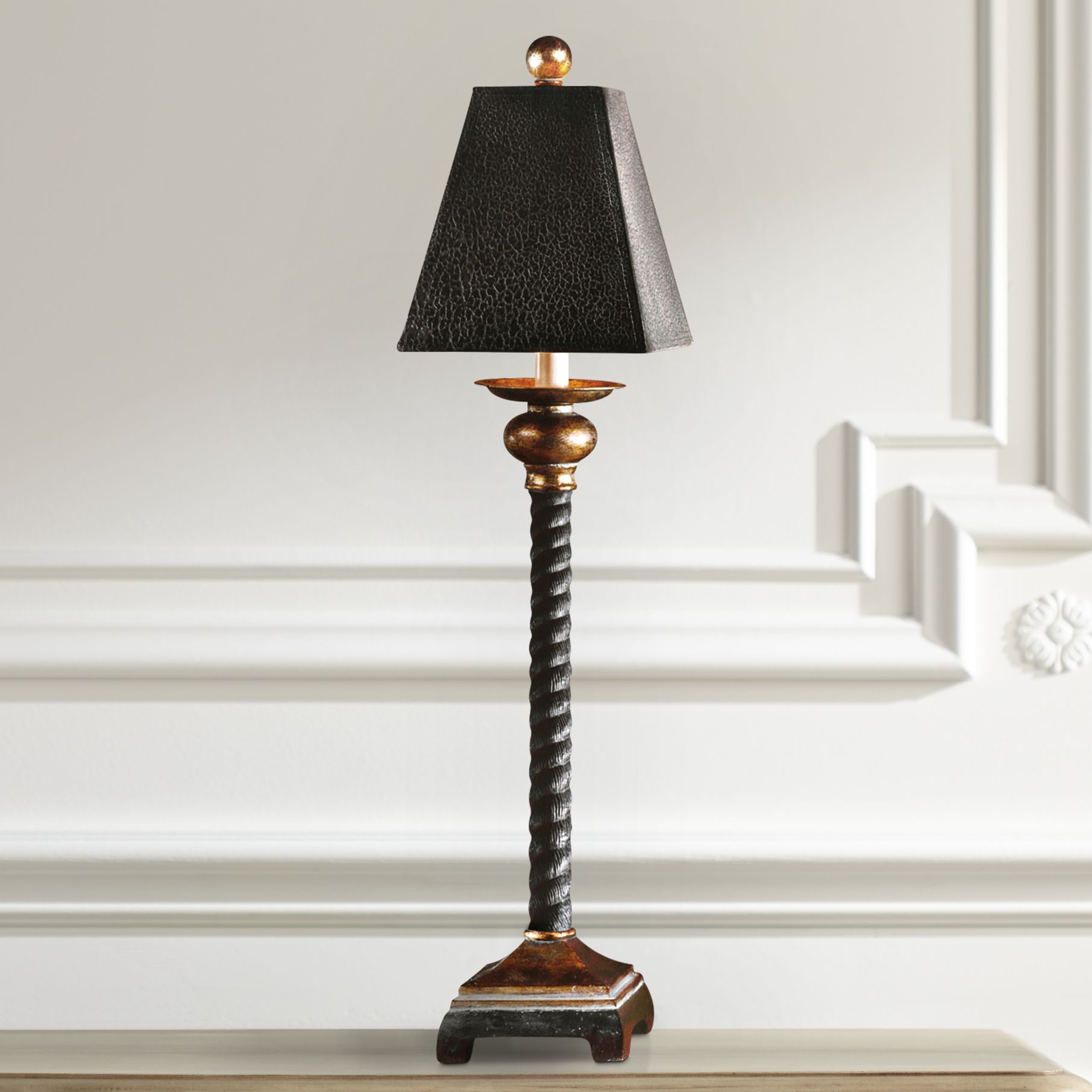 bronze buffet lamps