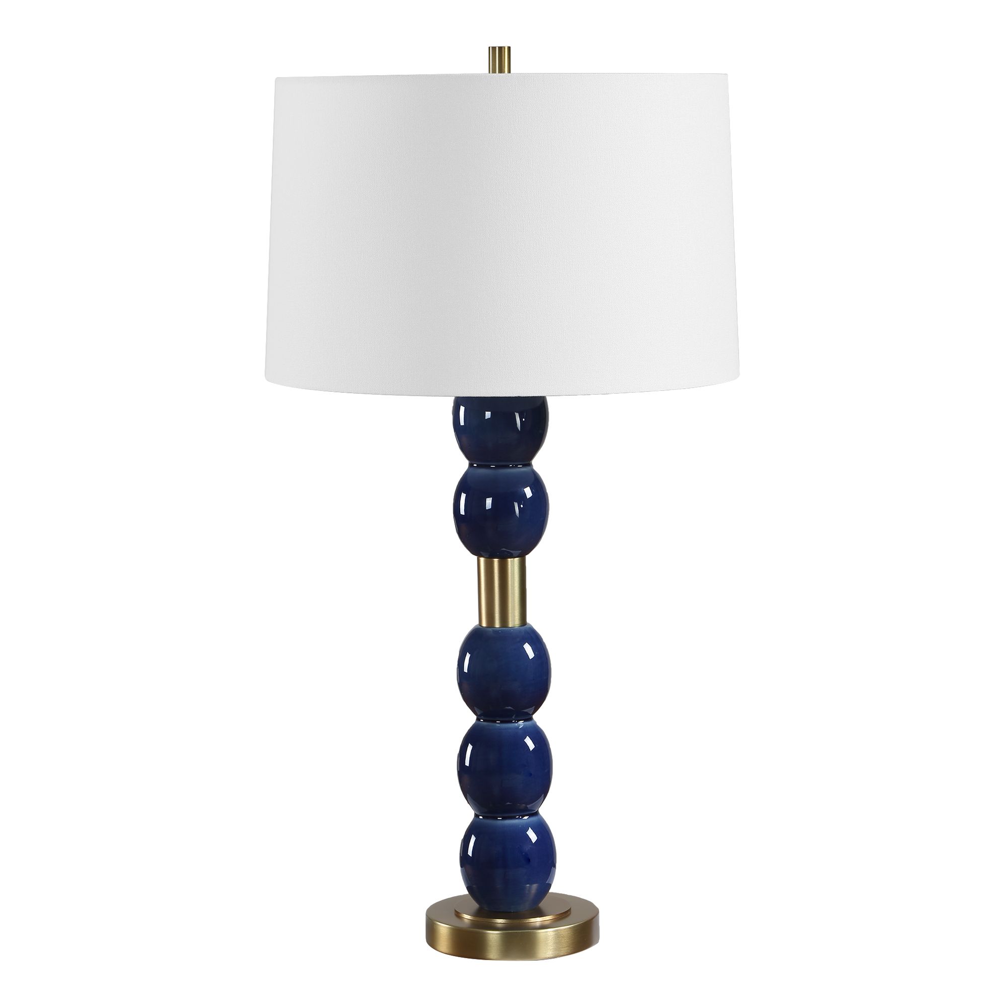 Image 4 Uttermost Bellore 30 1/2" Denim Blue Ceramic Table Lamp more views
