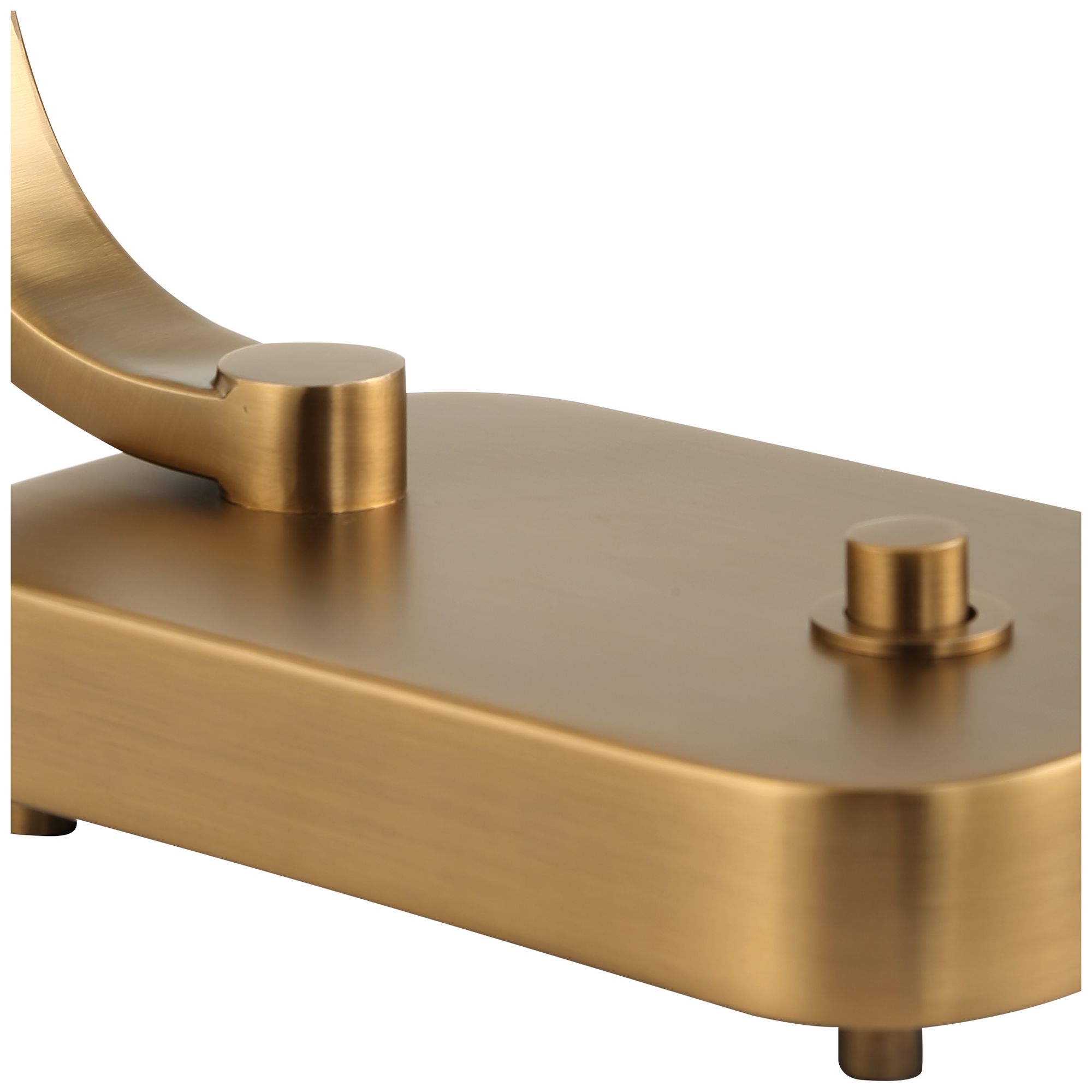 Image 6 Uttermost Bend The Rules 19 1/2" Brass Table Lamp more views