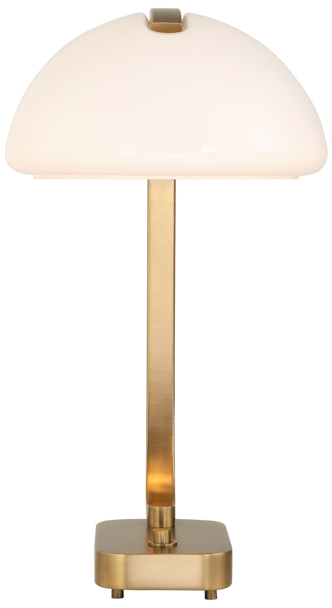 Image 5 Uttermost Bend The Rules 19 1/2" Brass Table Lamp more views