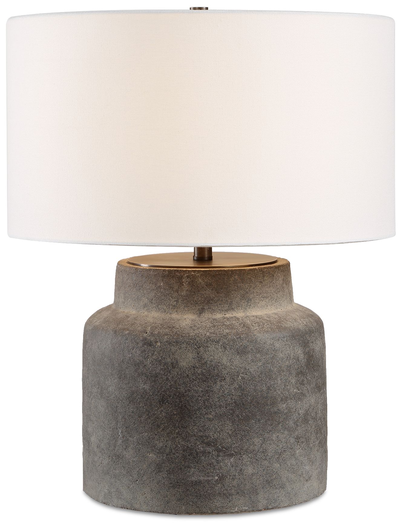 Uttermost Benedet 23 1/4" Gray Wash Ceramic Table Lamp