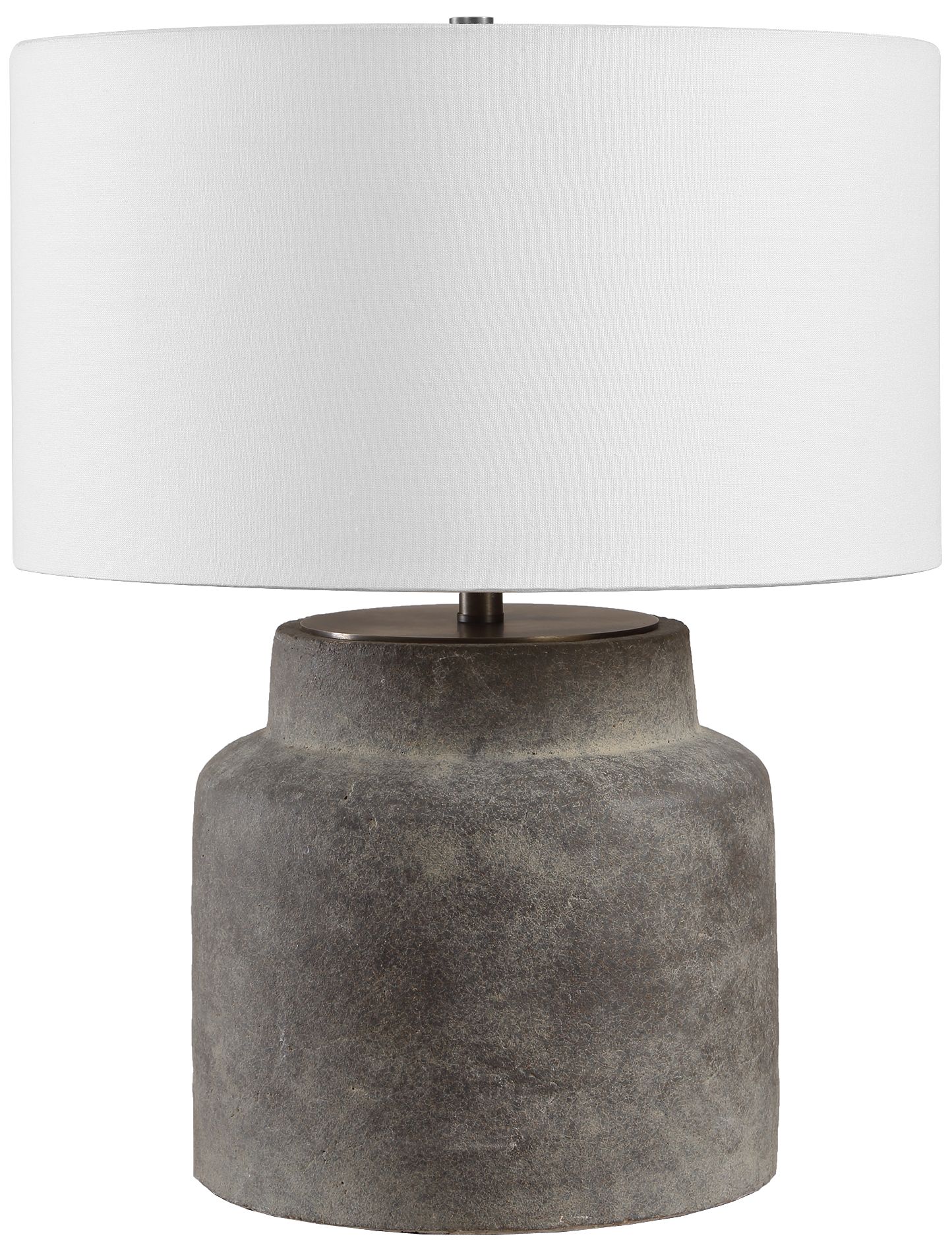 Image 4 Uttermost Benedet 23 1/4" Gray Wash Ceramic Table Lamp more views