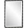 Uttermost Benedo Black 24" x 36" Rectangular Wall Mirror