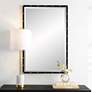 2_Uttermost Benedo Black 24" x 36" Rectangular Wall Mirror