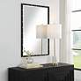 4_Uttermost Benedo Black 24" x 36" Rectangular Wall Mirror more views