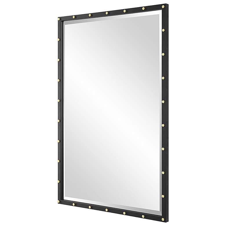 Image 5 Uttermost Benedo Black 24" x 36" Rectangular Wall Mirror more views