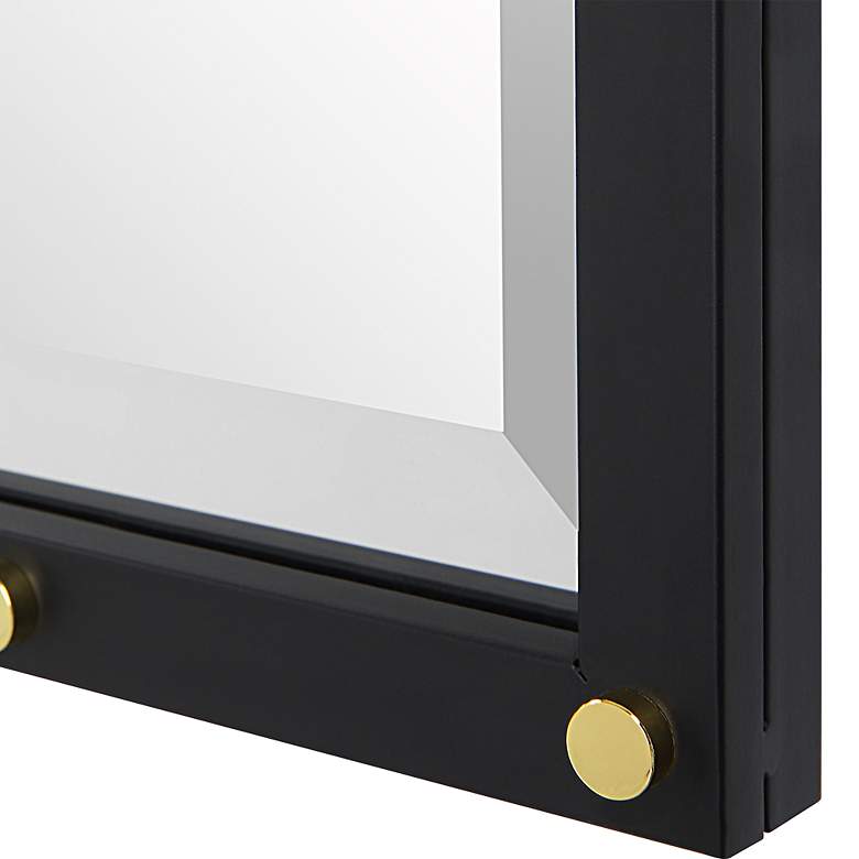 Image 6 Uttermost Benedo Black 24" x 36" Rectangular Wall Mirror more views