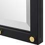 6_Uttermost Benedo Black 24" x 36" Rectangular Wall Mirror more views