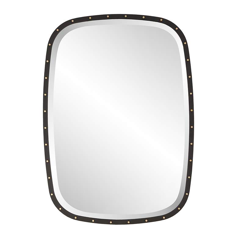 Image 3 Uttermost Benedo Black 26" x 36" Rectangular Wall Mirror