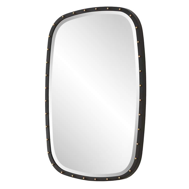 Image 5 Uttermost Benedo Black 26" x 36" Rectangular Wall Mirror more views