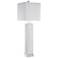 Uttermost Bennett 32 1/2" Glossy White Ceramic Buffet Table Lamp