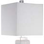 3_Uttermost Bennett 32 1/2" Glossy White Ceramic Buffet Table Lamp more views