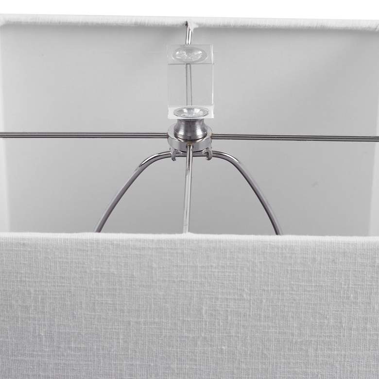 Image 5 Uttermost Bennett 32 1/2" Glossy White Ceramic Buffet Table Lamp more views