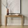 1_Uttermost Bentley 52" Wide Oak Veneer Console Table