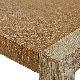 Image5 of Uttermost Bentley 52" Wide Oak Veneer Console Table more views