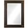 Uttermost Bergamo Chestnut Brown 28" x 38" Wall Mirror