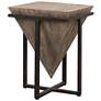 Thumbnail2 of Uttermost Bertrand 18 1/4" Wide Aged Black Accent Table