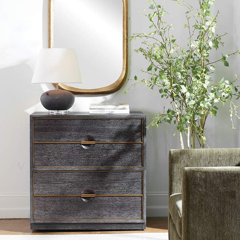 Image 1 Uttermost Besos 32" Wide 4-Drawer Chest