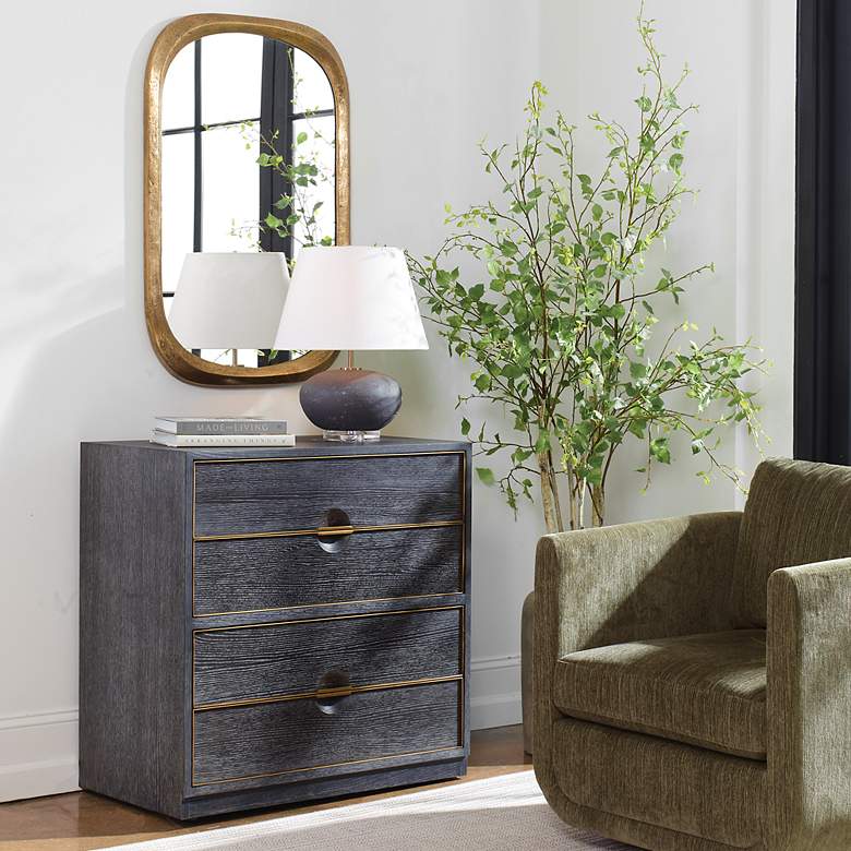 Image 3 Uttermost Besos 32" Wide 4-Drawer Chest more views