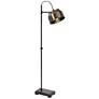 2_Uttermost Bessemer 62" Plated Modern Brass and Black Floor Lamp