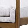 7_Uttermost Bev White Chevron Accent Chair more views