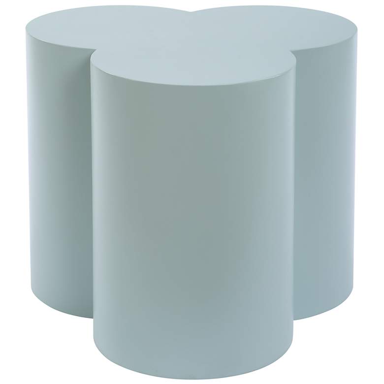 Image 4 Uttermost Beven Outdoor 16" H x 17 3/4" Blue  Accent Table more views