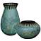 Uttermost Bisbee Turquoise Terracotta 2-Piece Vase Set